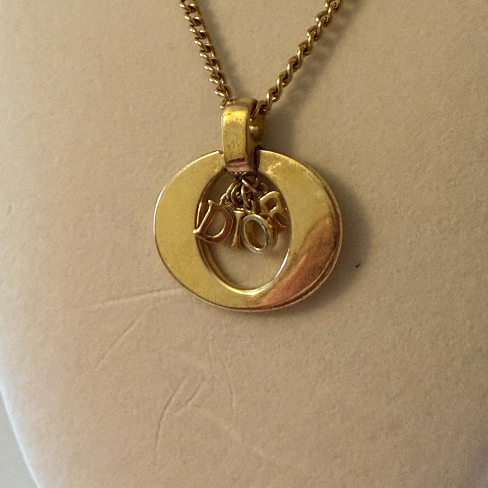 Vintage Refurbished Christian Dior Pendant Necklace - Picture 4 of 17
